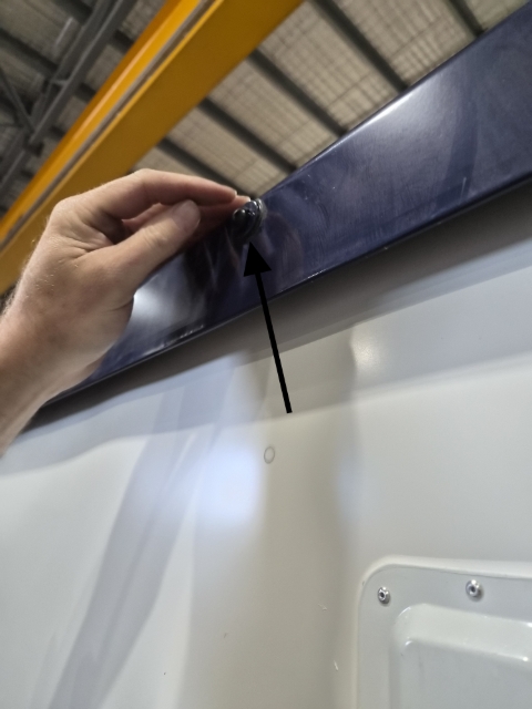 <p>Plug the holes using the rubber plugs provided.</p>