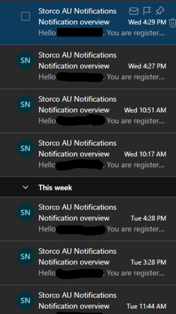 <p>There is three ways you can check to see if you have a sales order awaiting approval.</p><p>1-Go into your emails and check if you have received an email from Storco AU Notifications.</p>