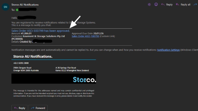 <p>Please keep in mind that you will also receive an email if a sales order has been approved so make sure it says requires your approval and not has been approved.</p>
