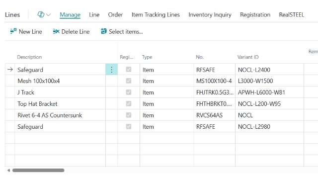 <p>Check the product.</p><p>Make sure everything is correct.</p><p>from sizes, amounts, colour. If you are given a roller door sheet or a swing door sheet, make sure the sales order matches the sheet.</p><p>If there is a freight line, delete it as the logistics team won't be able to ship the order.</p><p>If something is incorrect, then you can reject the sales order.</p>