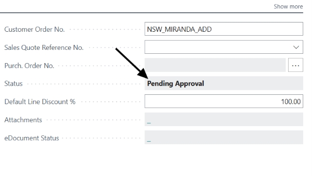 <p>Make sure the sales order says pending approval and not open or pending prepayment.</p><p></p><p>If it is open or pending prepayment, you will not be able to approve the order.</p><p></p><p>If you are the sole approver then all you'll have to do is approve the sales order but, if someone approves part of the order before you just double check that you can approve the sales order as it might still be awaiting the other persons approval.</p>