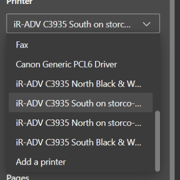 <p>Choose a printer, preferably one that's closer to you.</p>