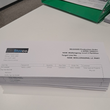 <p>Bundle up your tickets and ask P.T if he wants them on the board or left on the desk.</p>