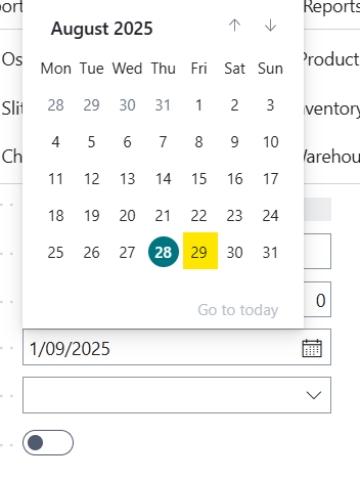 <p>Change the date on the production order before printing the tickets so the production team know when to have the product ready.</p><p>Products will get picked up a day or two before its due date. If the due date is a Monday, it will get picked up on the Friday before.</p><p>For a WA it will get picked up a week before its due date.</p><p>For NZN job, it will get picked up a month before its due date.</p><p>Don't stress to much about the dates as sometimes they get changed.</p>