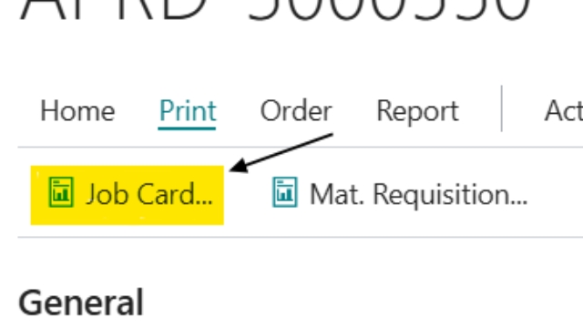 <p>Click job card.</p>