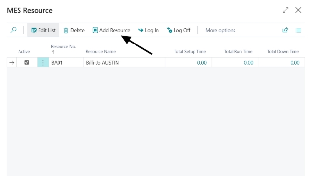 <p>To add another person or multiple people, click on Add Resource.</p>