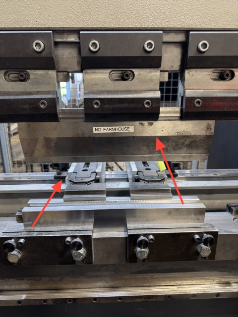 <p>Grab the number 3 Punch </p><p>Grab the 2806 Die </p><p></p>