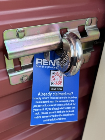 <p>If you are providing your own lock, you will need to return both the lock and lock tag to the drop box (step 4).</p>