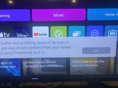 <p>If it asks you to update an app or anything else just accept / agree etc</p>