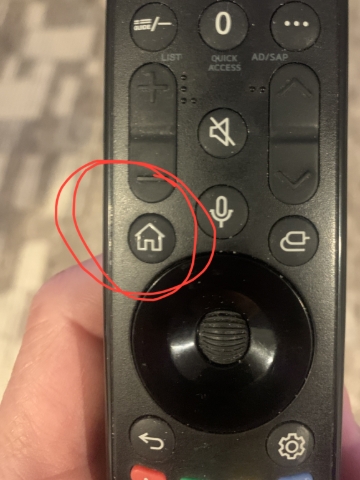 <p>If you’re on sky and you want Netflix ( or another app ) choose the home button.</p>
