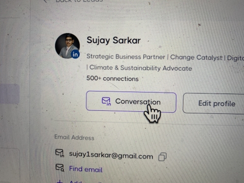<p>In the new tab open conversations </p>