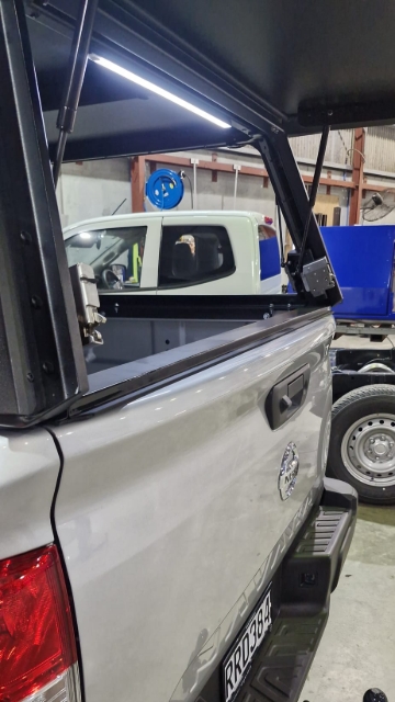 <p>Once all the wiring is connected. Reinstall the negative terminal to the battery and check the canopy works smoothly.</p>