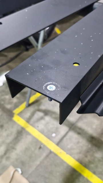<p>Make sure the bolt fits neatly once the hole is countersunk.</p>