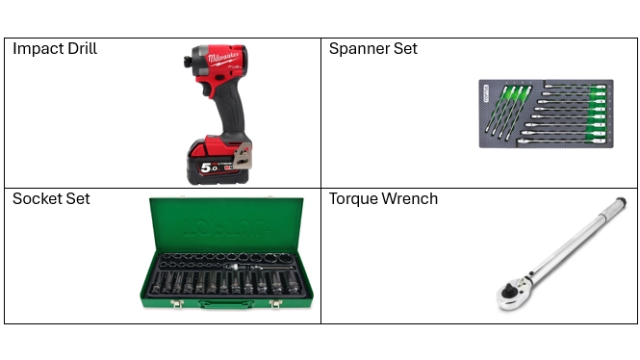 <p>Tool List</p>