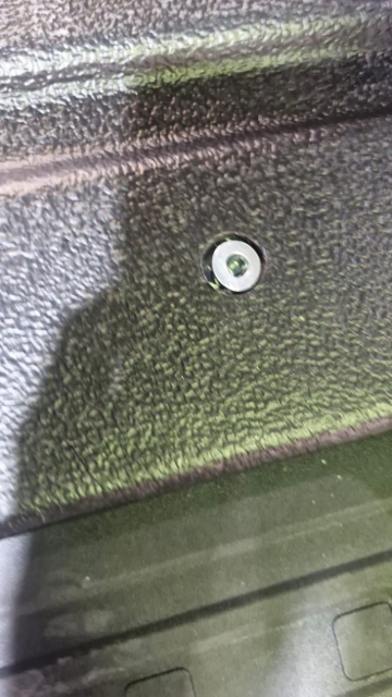 <p>Place a plus nut in the hole drilled</p>