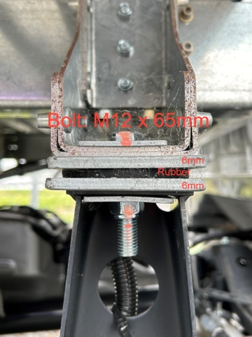 <p>Toyota Hilux EC Front</p><p>Distance to the front of chassis: 222.9mm</p><p>Bolt Hole: First hole from outside</p><p></p>