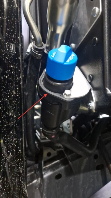 <p>Fit the Ad blue to the bracket as shown.</p>