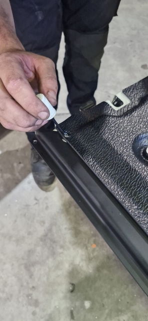 <p>Touch up the screw.</p>
