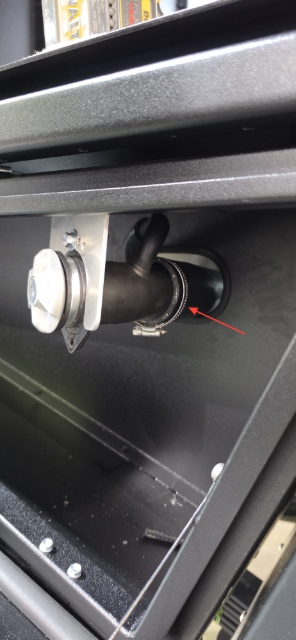 <p>Fit the fuel filler hose to the funnel and use a </p>
