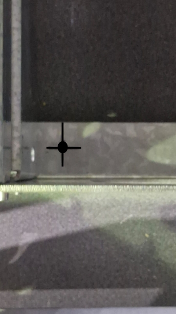 <p>Mark out before drilling.</p>