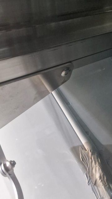 <p>Drill underneath the flat deck to fit the rivet in so the bracket can be secure to the flat deck.</p>