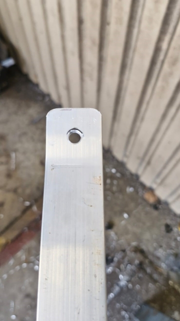 <p>Round the cut with a sander.</p><blockquote><p>Ensure all markings are washed off</p></blockquote><p></p>