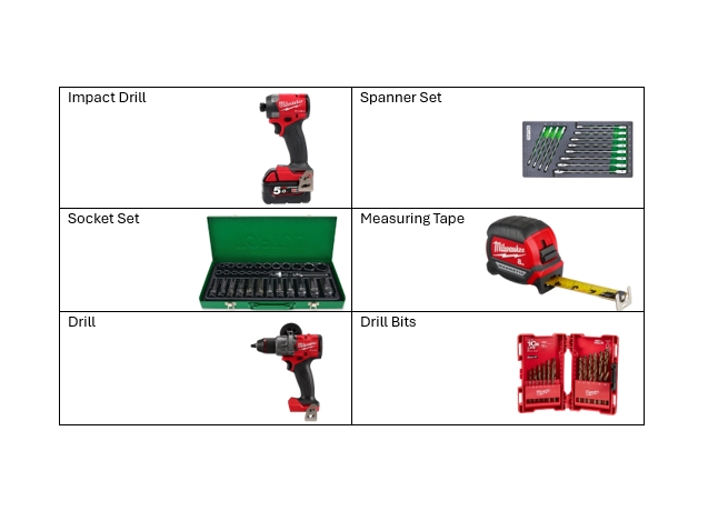 <p>Tool List</p>