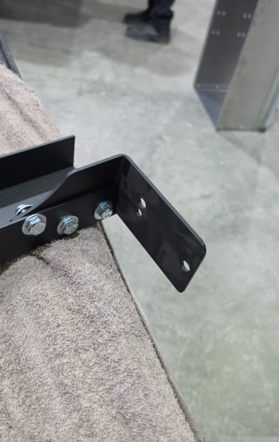<p>fit the front corner brackets (CP106731/32) to the front channel (CP106727)</p>