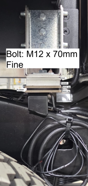 <p>Distance from front: 79.9mm</p><p>2nd hole from outside</p><p></p>