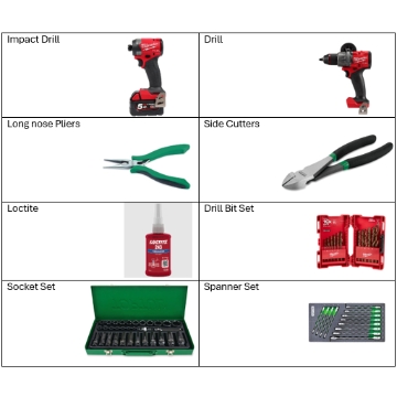 <p>Tool List</p>