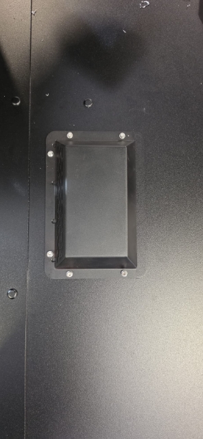 <p>Vent Fitted.</p><p>Ensure to clean up around and clear all swarf from the canopy.</p>