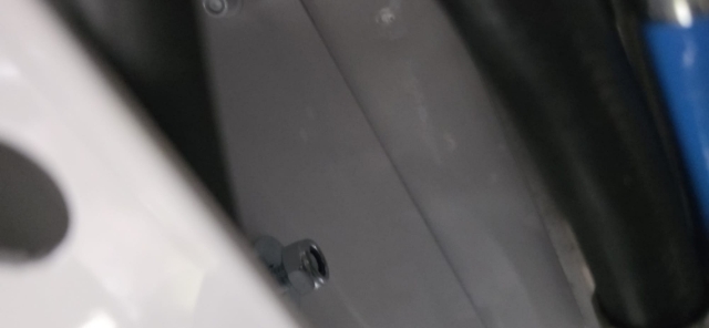 <p>Fit an M12 heavy washer and M12 Nyloc onto the M12 bolt</p>