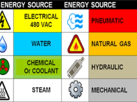 <p>A de-energized state occurs when equipment is physically isolated from all energy sources and does not contain residual or stored energy. The unexpected release of hazardous energy is not possible.</p><p></p><p>3.5 Energized Connected to an energy supply/source or containing residual or stored energy. Energy can be in any form potential or kinetic and may include but not limited to the following sources:</p><p></p><p>gravity,</p><p>pneumatic,</p><p>hydraulic,</p><p>or chemical sources.</p><p></p>