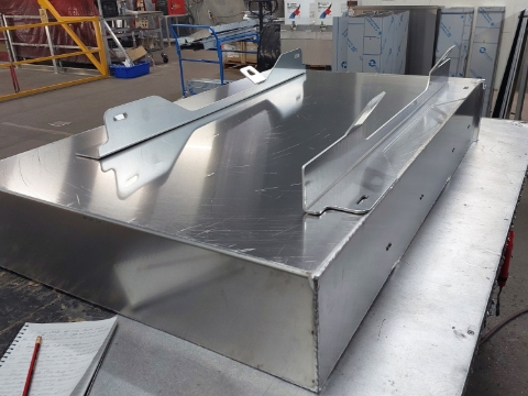<p>Prep drawer mounts for welding.</p>