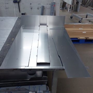 <p>Prep side panels ready for welding.</p>