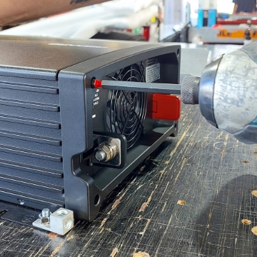 <p>Using Phillips Screwdriver refit screws in plastic ends, X4 screws each end.<br></p>