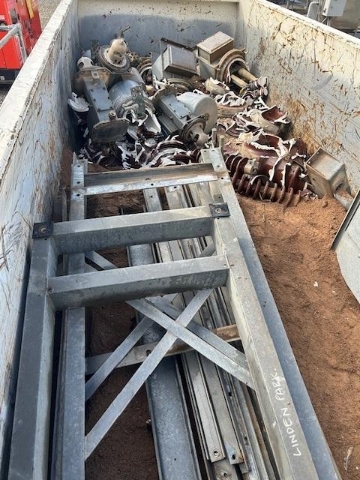 <p>Break all ceramic from steel.</p><p></p><p>Lift electrical box and dismantle steel frames and place in RORO bin.</p><p></p>