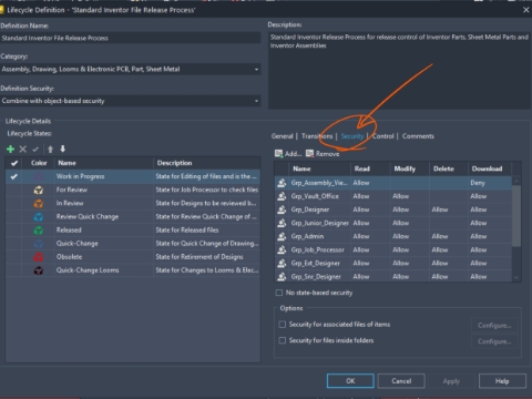 <ol><li><p>You can check the security access of our users to that transition here.</p></li><li><p>So if a designer or admin can't make a change, then you can enable it in this window</p></li></ol><p></p>