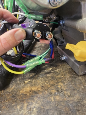 <p>Refit wire the starter motor using images/ notes you kept while disassembly.</p>
