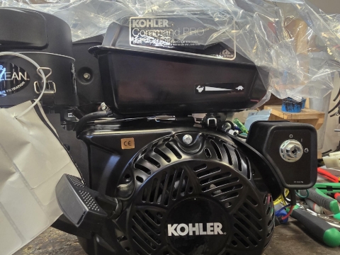 <p>Before starting engine with starter motor use pull start the turn over the engine a couple of times. You are not trying to start engine in this step you are just checking to make sure there are no rubbing/ scrapping noises. </p>