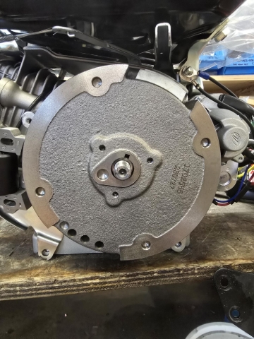 <p>Refit flywheel.</p>