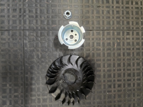 <p>Remove these three components keep note of order they come off and orientation. </p>
