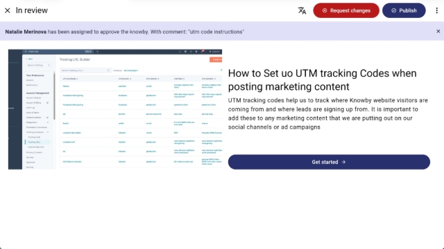 <p>Publishing content created by others requires specific permissions:</p><ul><li><p><strong>Owner / Admin:</strong> Can review, reject, or publish any knowby submitted by the team.</p></li><li><p><strong>Member (as Approver):</strong> A standard Member can only review and publish work if they have been specifically designated as an <strong>Approver</strong> for the entire organisation.</p></li><li><p><strong>Standard Member:</strong> If not set as an approver, they can only view published knowbys and create their own drafts for submission.</p></li></ul><p></p>