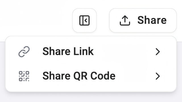 <p>Once a knowby is published, you can share it. The sharing options you see depend on its access level:</p><blockquote><p>For <strong>Internal</strong> (entire organisation) knowbys, you can share a link or QR code that works for all internal users in your organisation.</p></blockquote><blockquote style="background-color: var(--k-quote-bg-success);"><p>For <strong>Public</strong> (anyone on the web) knowbys, you can choose a link or QR code that works for everyone,even without a Knowby account, or restricted to internal users only.</p></blockquote><p></p>
