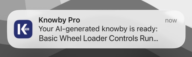 <p>Video Intelligence now analyses your narration and video in the background, building each step automatically from the transcript and video fragments.</p><blockquote><p>⏱️ Takes up to a minute depending on video length. You'll get an in-app notification when it's ready.</p></blockquote><p></p>