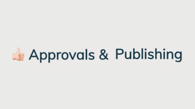 <h3>👍 Approvals & Publishing</h3><p><span>Review knowbys using structured approvals, then publish them privately or publicly. Perfect for official releases and compliance:</span></p><ul><li><a class="e-rte-anchor" href="https://knowby.show/82b38b80-ac08-40ea-b613-faf49fb972b8" title="https://knowby.show/82b38b80-ac08-40ea-b613-faf49fb972b8" target="_blank" aria-label="Open in new window"><span>Approving knowbys<br></span></a></li></ul>