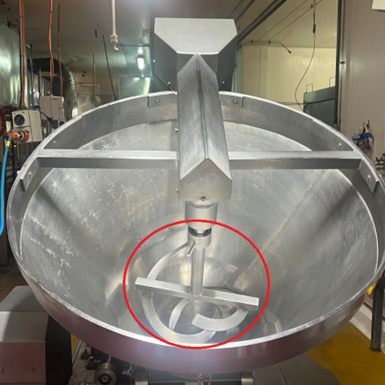 <h2>Machines with Internal Chambers and Moving Part/ Filler </h2><p></p><p>Machines like <strong>spiral freezers, meat mixers, and cooking/mixing tanks those who come</strong> with an internal chamber are dangerous because they have:</p><ul><li><p>Internal moving parts, like paddles, fans, or augers can cause cuts, crush injuries, or amputations if a hand or tool is inserted during operation.</p></li><li><p>Extreme temperatures</p></li><li><p>Limited visibility, as it’s difficult to see inside, and objects (or hands) may accidentally get too close to the moving parts.</p></li><li><p>Do not attempt to put your body parts or any tool into the inside of a machine if you are not trained to do so.</p></li></ul><p></p>