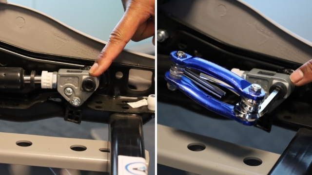 <p>Use the alan key to remove the hex bolt.</p>