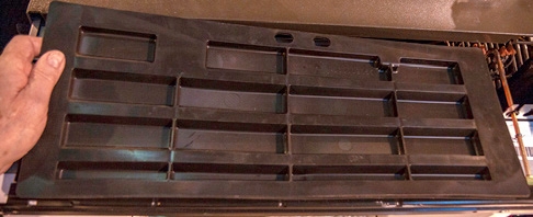 <p>Reinstall the evaporator dust cover, then reinstall the top cover.</p>