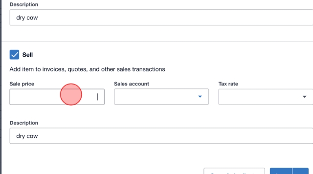 <p>Click "Sale price" Add your retail price excluding GST.</p>